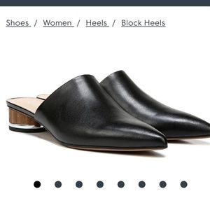 Franco Sarto black mules